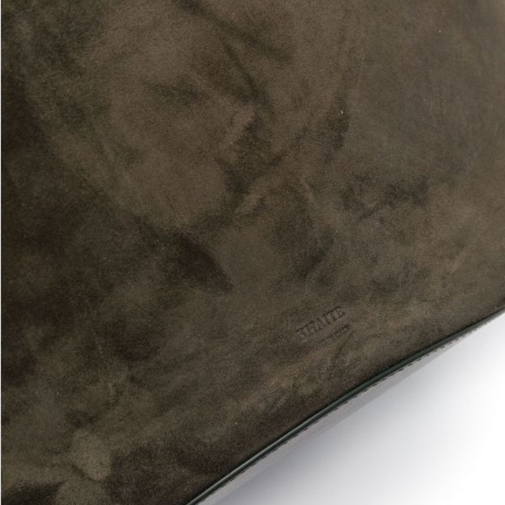 KHAITE Olive Green Suede Bag - Picture 5 of 13